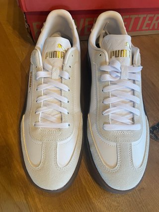 Zapatillas Puma Talla 44 Marrones y Blancas