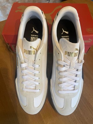 Zapatillas Puma Talla 44 Marrones y Blancas