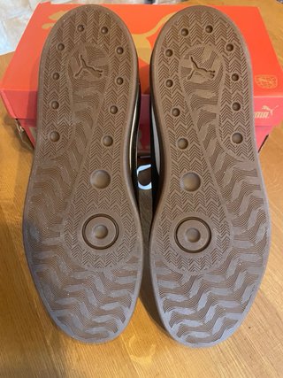 Zapatillas Puma Talla 44 Marrones y Blancas
