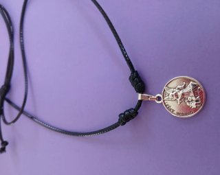 Colgante con medalla San Miguel Arcángel