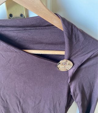 Camiseta manga larga marrón