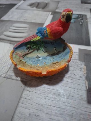 Cenicero Decorativo Loro Tenerife