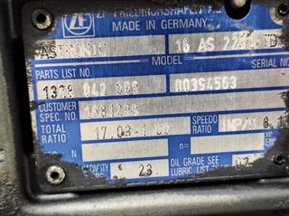 Caja cambios 16as2231 daf serie xf euro 6 110192