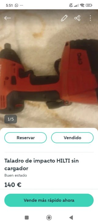 Taladro de impacto HILTI