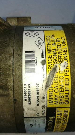 255460 compresor aire 8200309193 renault megane ii