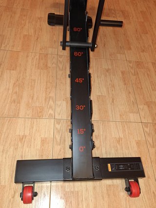 Banco GYM y 2 mancuernas 30 kg