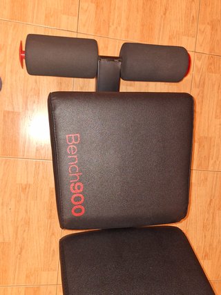 Banco GYM y 2 mancuernas 30 kg