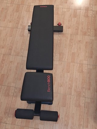Banco GYM y 2 mancuernas 30 kg