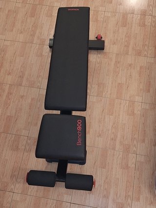 Banco GYM y 2 mancuernas 30 kg