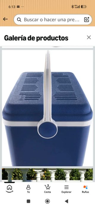 Nevera Portátil Campos 42L Azul