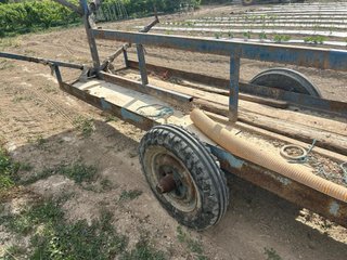 Carro para tubos de riego