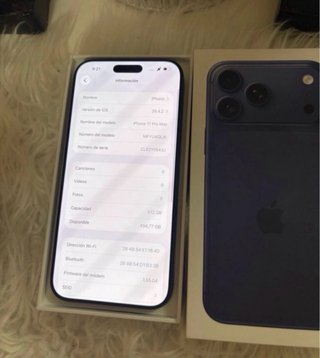 iPhone 17 Pro Max 512GB Azul Marino
