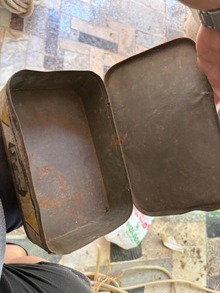 Caja metálica galletas Rifaclis antigua
