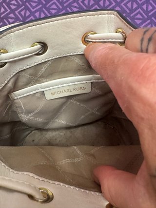 Borsa Michael Kors Bianca e Dorata