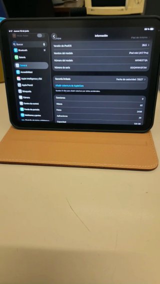 iPad mini 128GB Plata/Gris Espacial