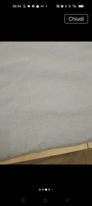 Copriletto estivo vintage Celeste polvere
