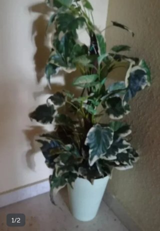 3 Jarrones, Plantas Artificiales,regalo macetero