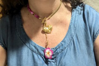 Lote Collares Oro y Rojo