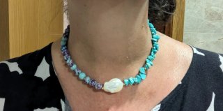 Lote Collares Oro y Rojo