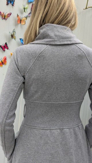 Chaqueta Larga Armani Exchange Gris Talla XS