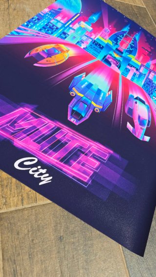 F-Zero Mute City Poster PVC 70x50cm