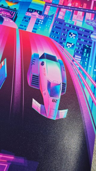 F-Zero Mute City Poster PVC 70x50cm