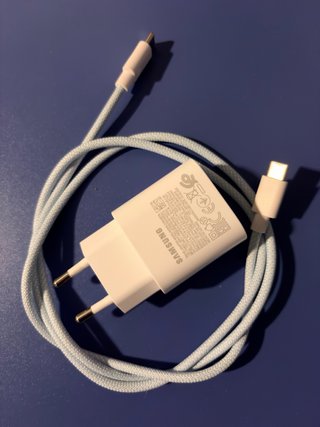 Cargador Samsung Blanco Cable USB-C