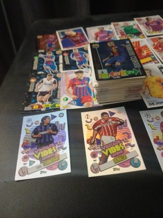 Lote cromos fútbol Mbappé, Ronaldo, Cantona