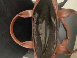 Bolso ejecutivo cuero Hexagona Paris marrón