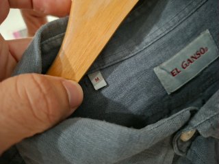 Camisa Lino El Ganso Gris