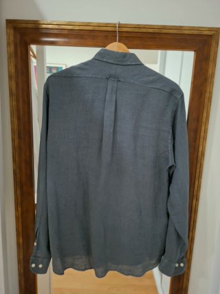 Camisa Lino El Ganso Gris