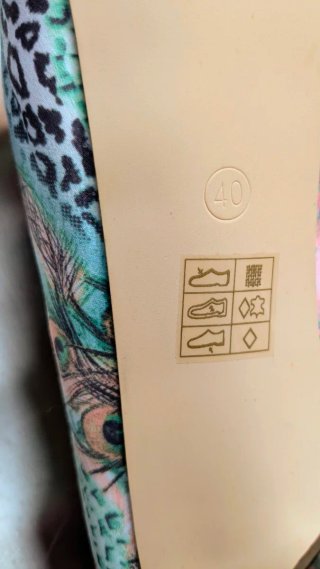 Zapatos Boutique Tacon Plataforma Pavo Real Talla