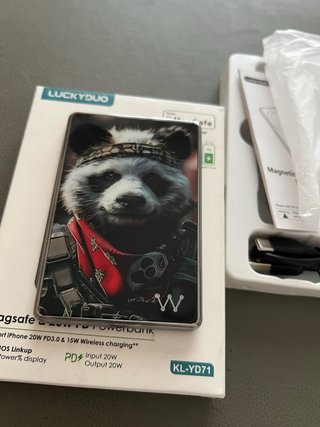 Batteria esterna magnetica LUCKYDUO 5000mAh