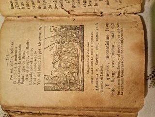 Devocionario antiguo dedicado a la Virgen María
