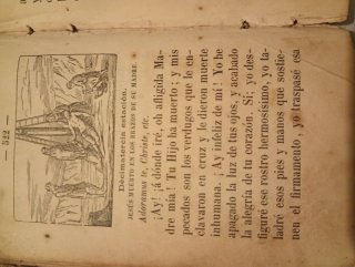 Devocionario antiguo dedicado a la Virgen María