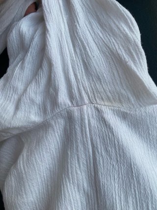 Blusa Hollister Blanca Talla S