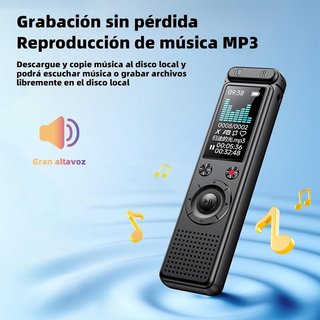 GONIKLI F1 Grabadora Voz Espia 64GB USB MP3 HiFi