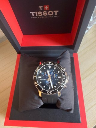 Reloj Tissot Chronograph Acero y Caucho