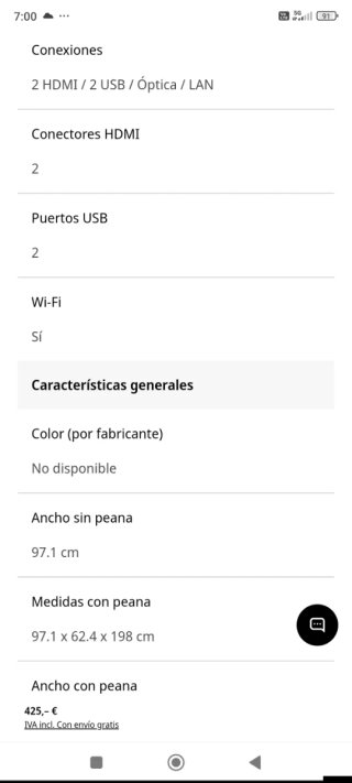 smart TV 43 Lg43lf590v