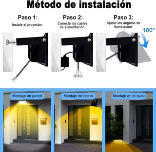 CREATESTAR Foco 150W LED IP66 14750LM 3000K 120°