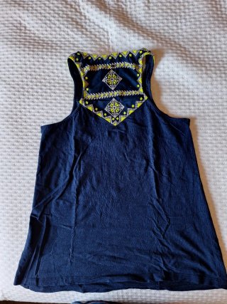 Camiseta tirantes Indi&Cold bordada S