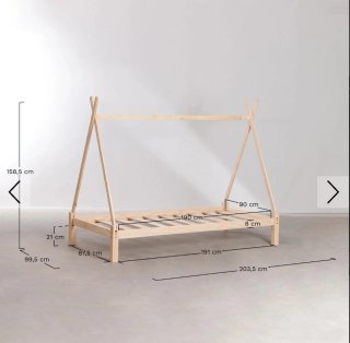 Cama nido de madera de pino