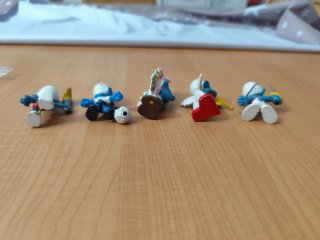Lote 5 Figure dei Puffi