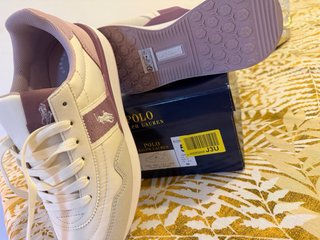 Zapatillas Polo Ralph Lauren Beige/Rosa Talla 37