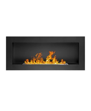 Chimenea de bioetanol moderna negra