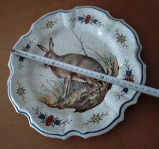 Coppia Piatti Decorativi Anni '70 in melamina