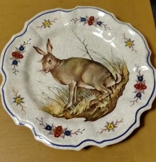 Coppia Piatti Decorativi Anni '70 in melamina