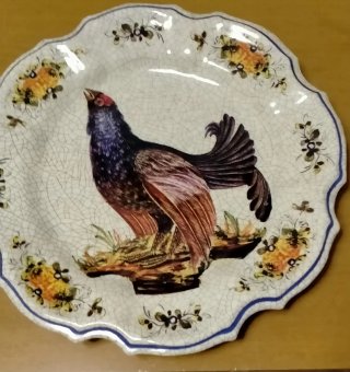 Coppia Piatti Decorativi Anni '70 in melamina
