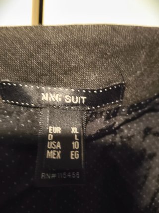 Vestido Mango Suit Negro