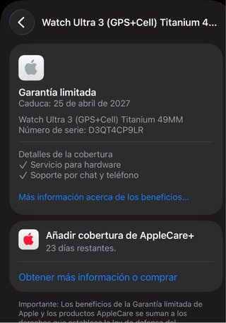 Apple Watch Ultra 3 Nuevo